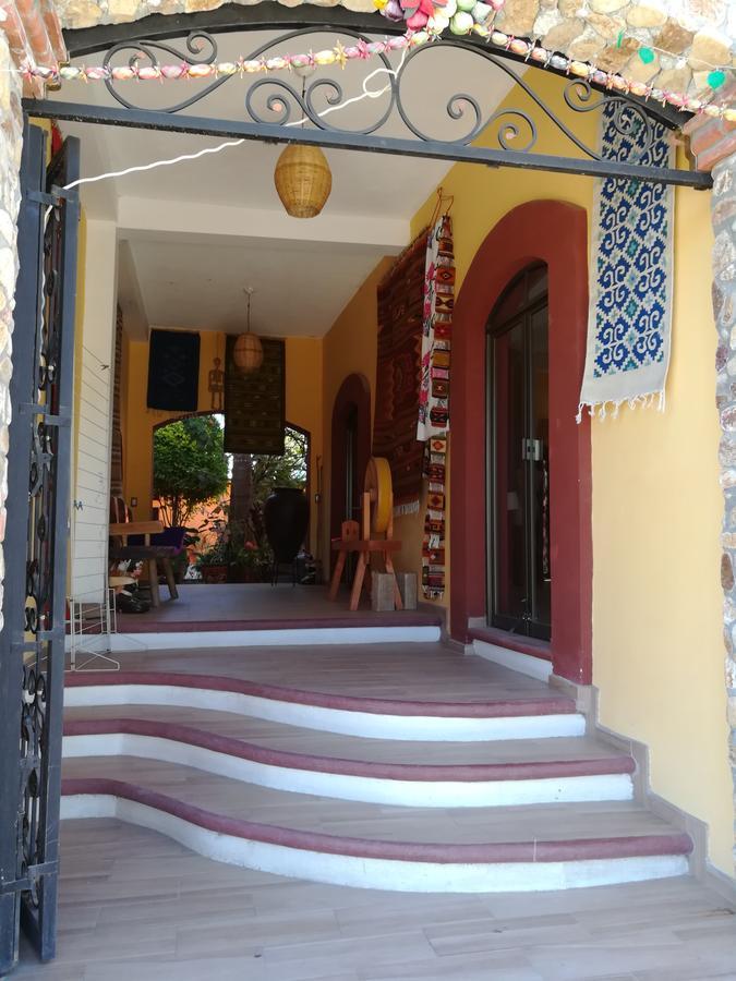 Teocalli Teotitlán del Valle Buitenkant foto